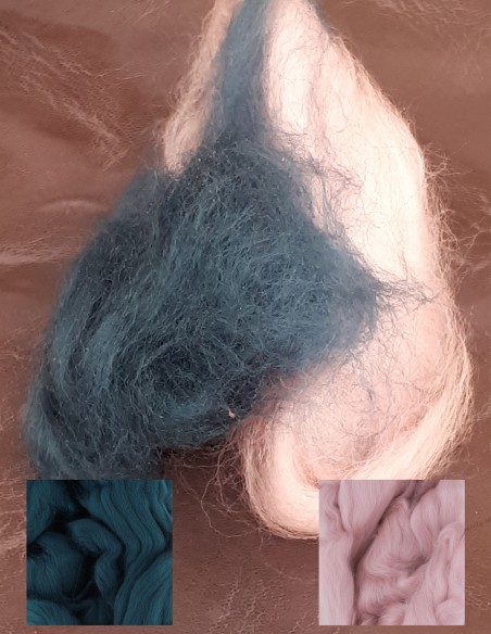 Lana virgen para aficiones creativas.