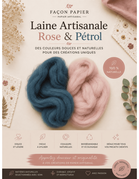 Laine vierge pour loisirs créatifs.
