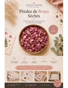 Pétales de rose séchés
