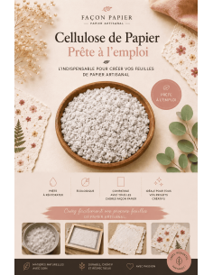 Pulpe de papier fabriquée à base de papier recyclé.